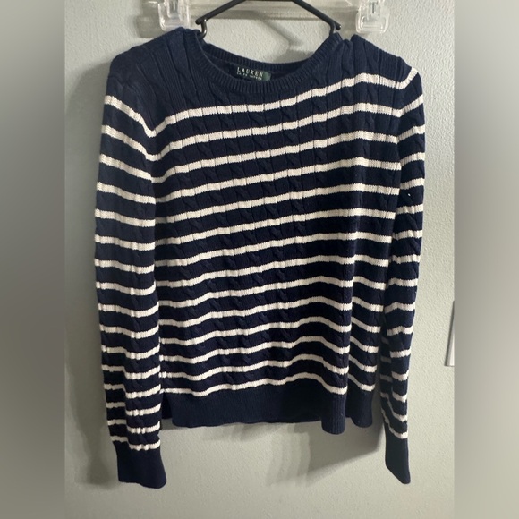 Ralph Lauren women’s blue sweater size large - Picture 1 of 7